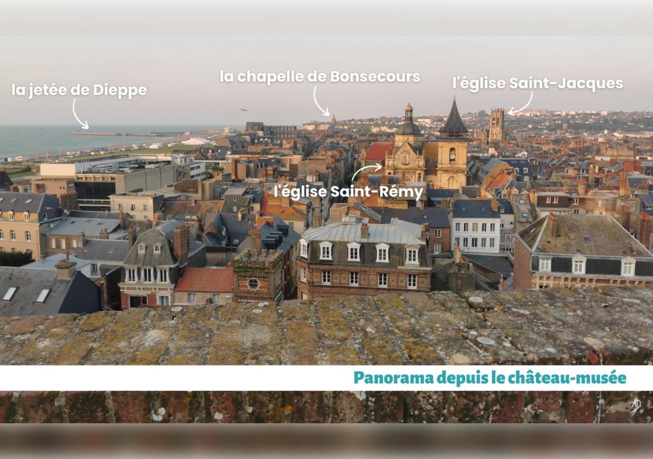 Maison De Charme A Dieppe, Confort Et Loisirs Kültér fotó